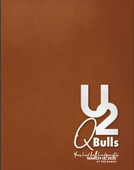 Read the 2025 U2 Connection Bull Sale catalog.